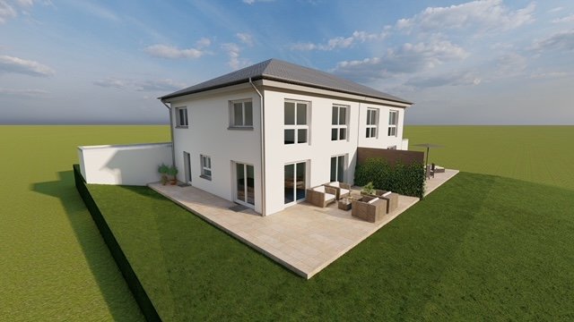 Exklusive Doppelhaushälfte Neubau 2024 | KfW-55 | A+ | Garten | Glasfaser | Designküche
