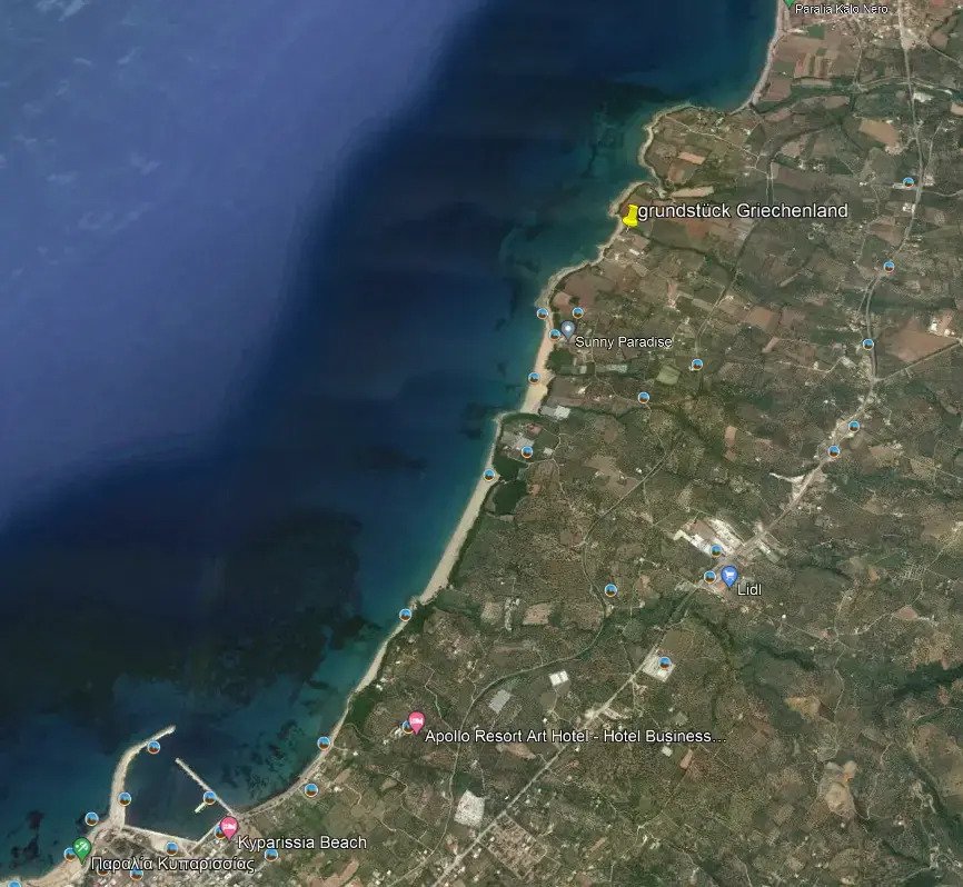 Traumhaftes Strandgrundstück, Westküste Peloponnes Griechenland