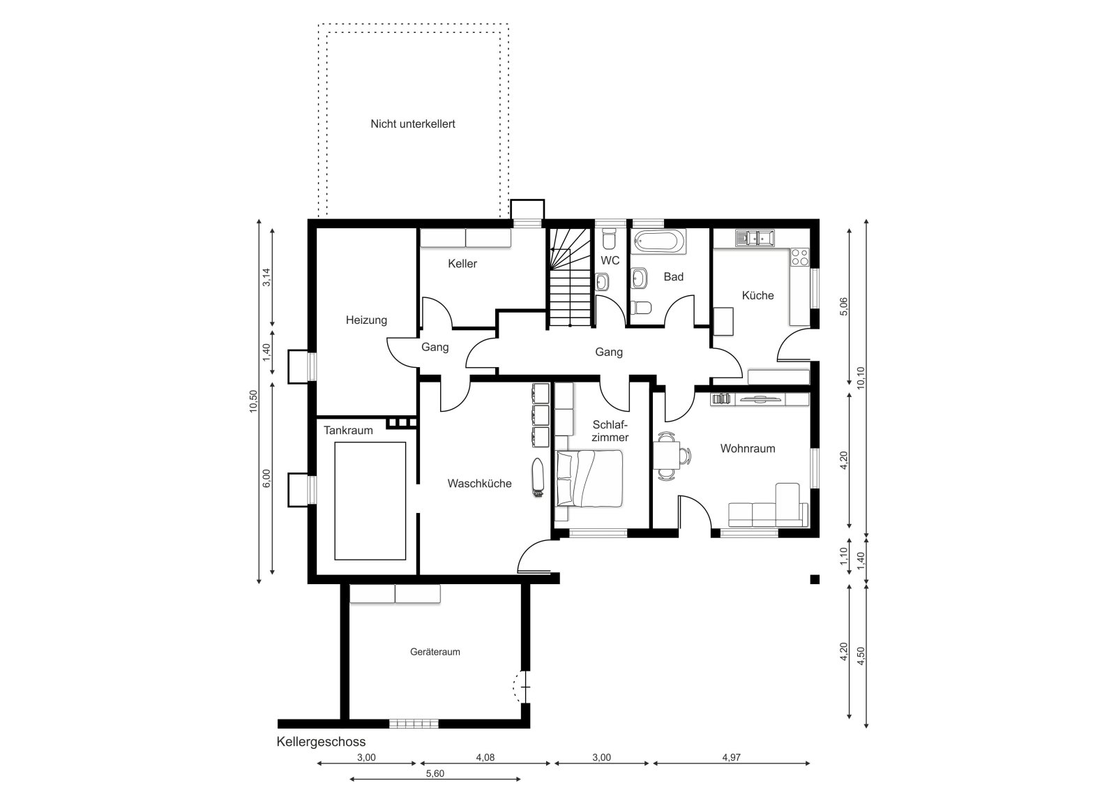 Mehrgenerationenhaus in naturnaher Lage – mit Einliegerwohnung, außergewöhnlichen Raumhöhen und flexiblem Grundriss