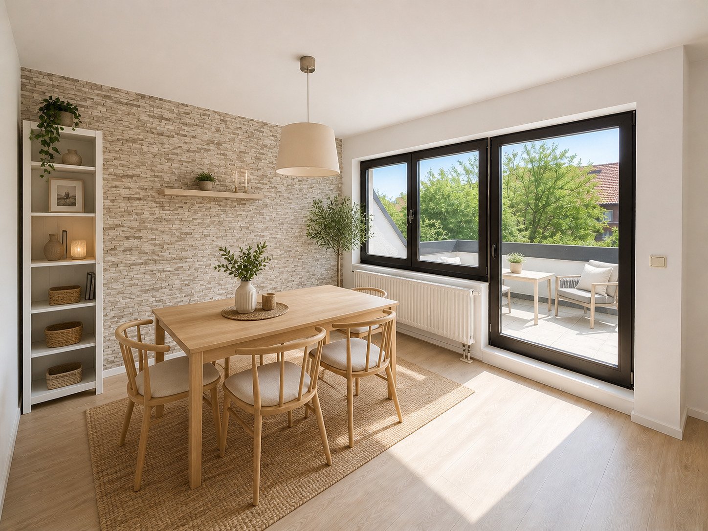 Moderne 2-ZKB mit Dachterrasse in ruhiger Lage direkt am Lech