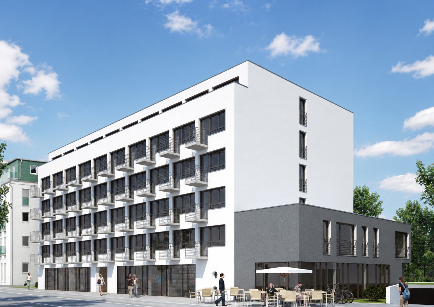 Augsburg: Neubau! Top modernes Studenten Apartment mit Balkon in Zentrumslage! 