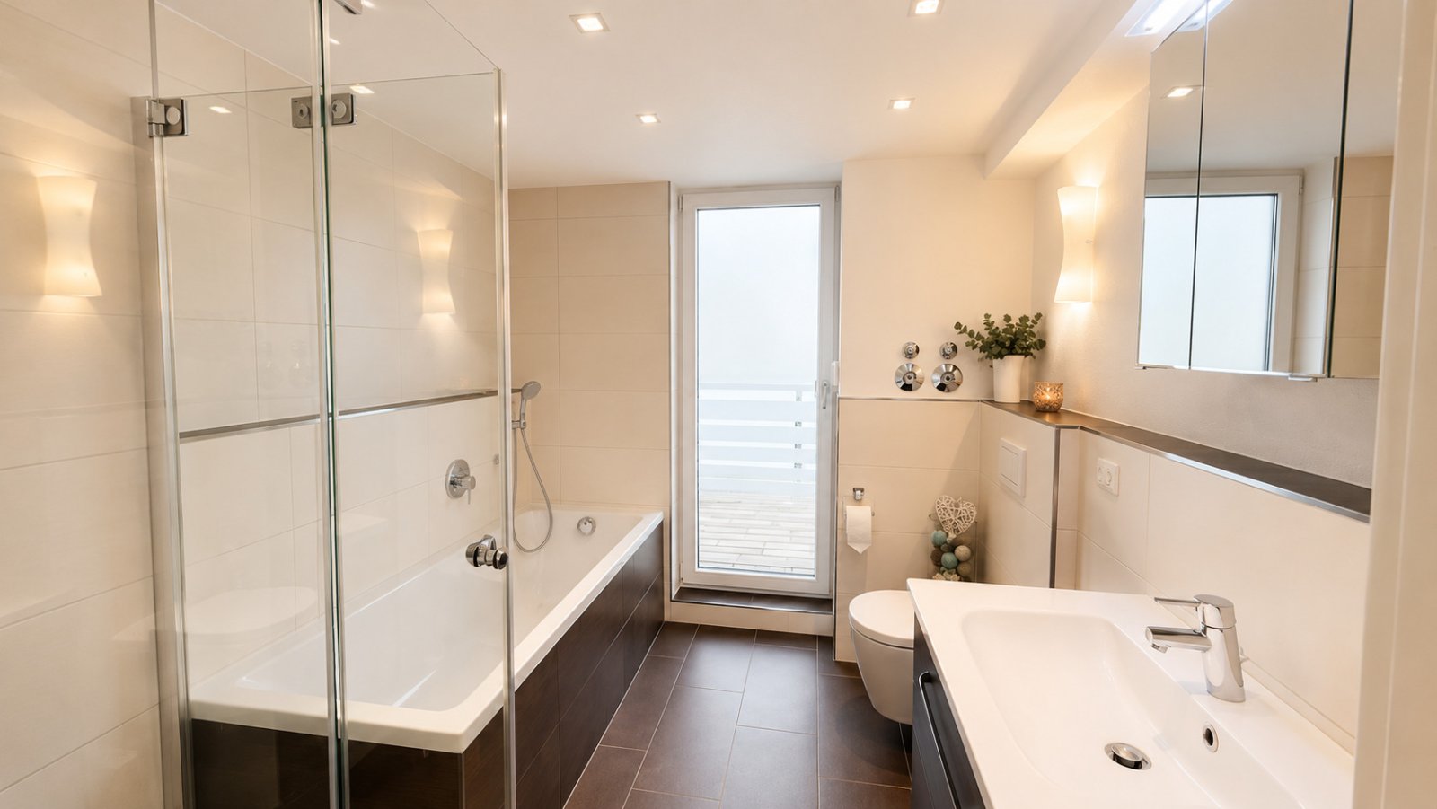 Exklusiv möblierte 4-Zimmer-Wohnung | 3 Dachterrassen | Aufzug | TG-Stellplatz | 1000 Mbit Internet