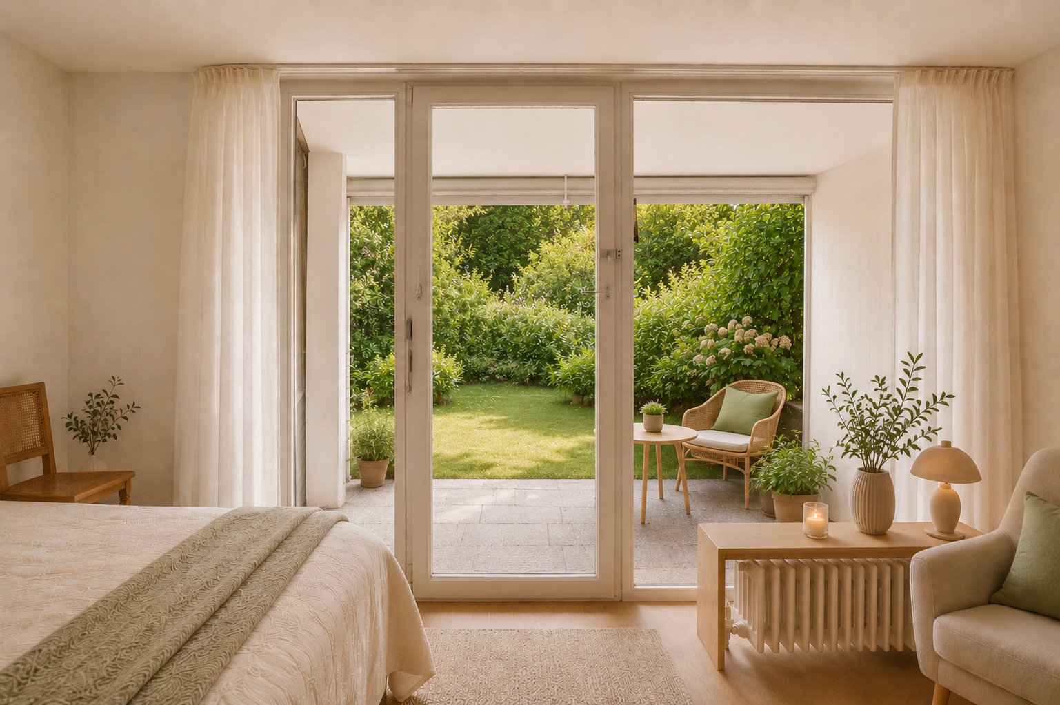 Hochwertige 4-Zimmer-Terrassenwohnung auf zwei Ebenen, Tiefgarage und Dachpool in Göggingen