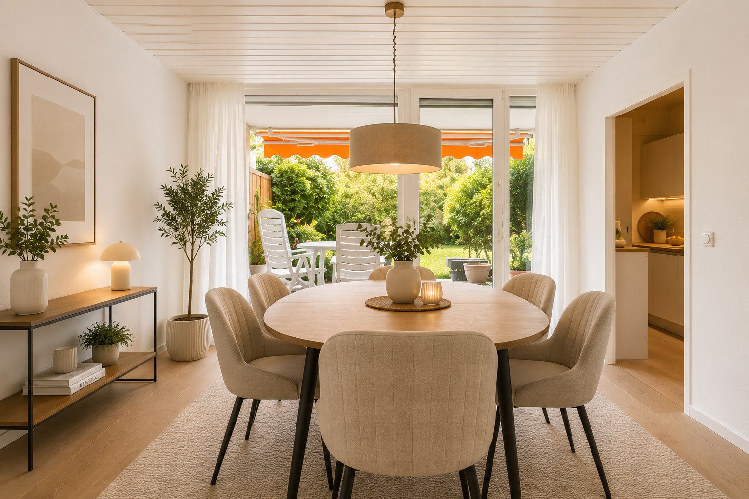 Hochwertige 4-Zimmer-Terrassenwohnung auf zwei Ebenen, Tiefgarage und Dachpool in Göggingen