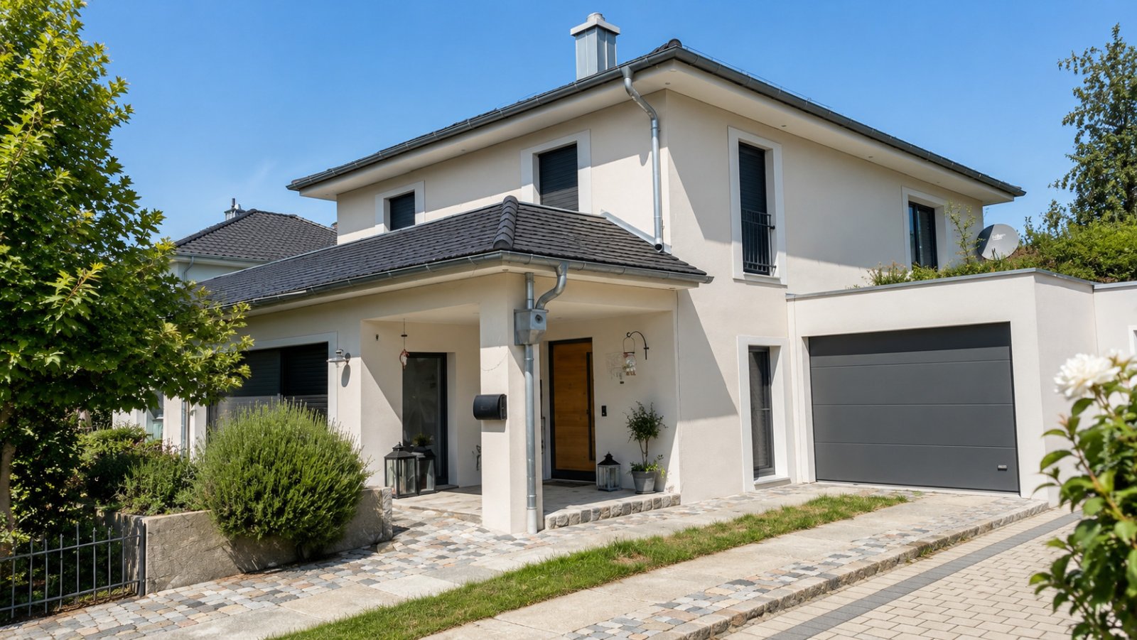 Merching: Villa mit Dachterrassen, Garten-Sauna & Top-Anbindung - in nur 25 Min. mit dem Zug München Merching: Villa mit Dachterrassen, Garten-Sauna & Top-Anbindung - in nur 25 Min. mit dem Zug München