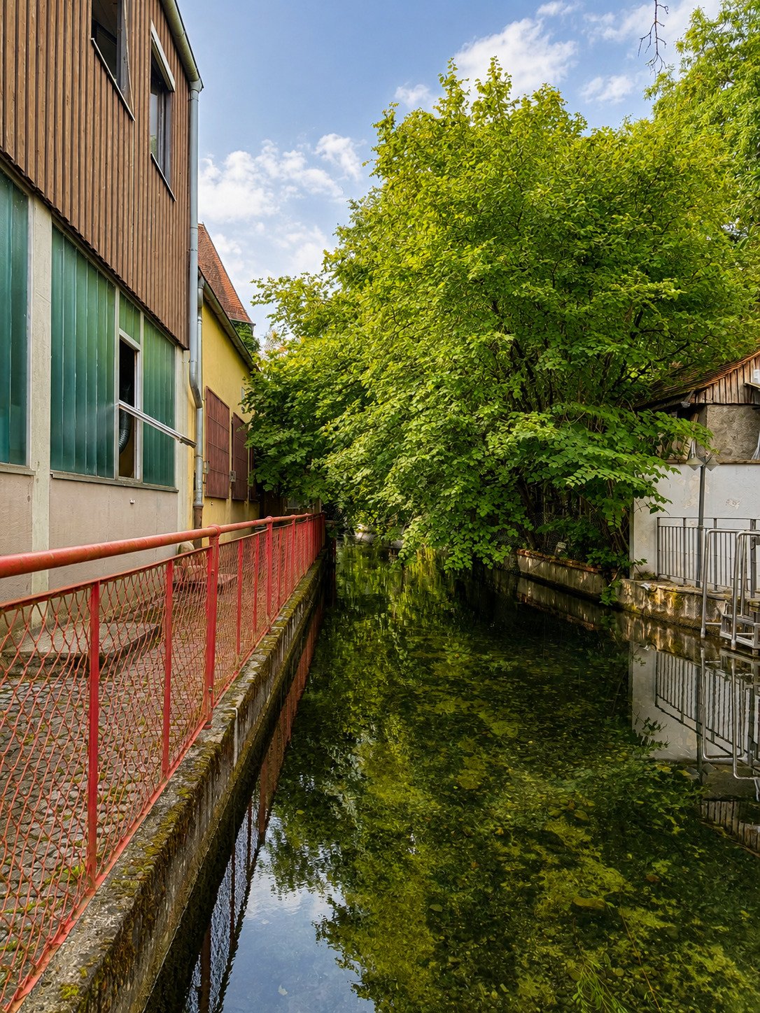 Charmante und vollständig renovierte 5 ZKB Altbauwohnung mit Garten und Zugang zum Schäfflerbach in ruhiger Innenstadtlage