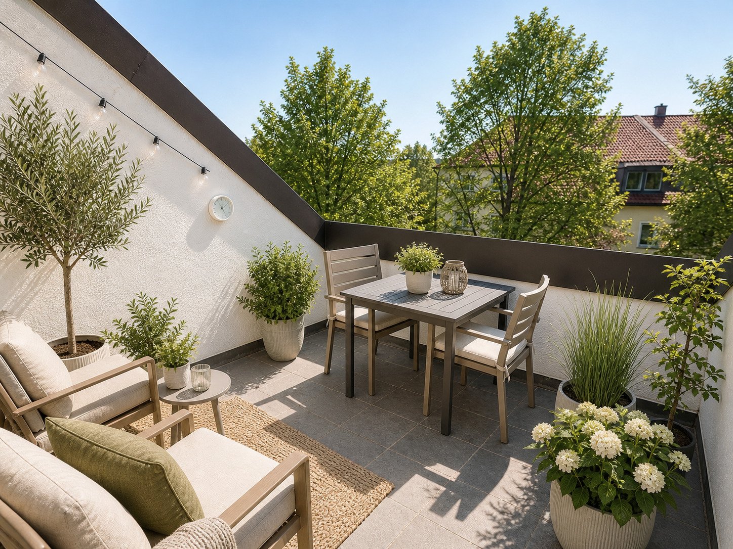 Augsburg: Moderne 2-ZKB mit Dachterrasse in ruhiger Lage direkt am Lech 
