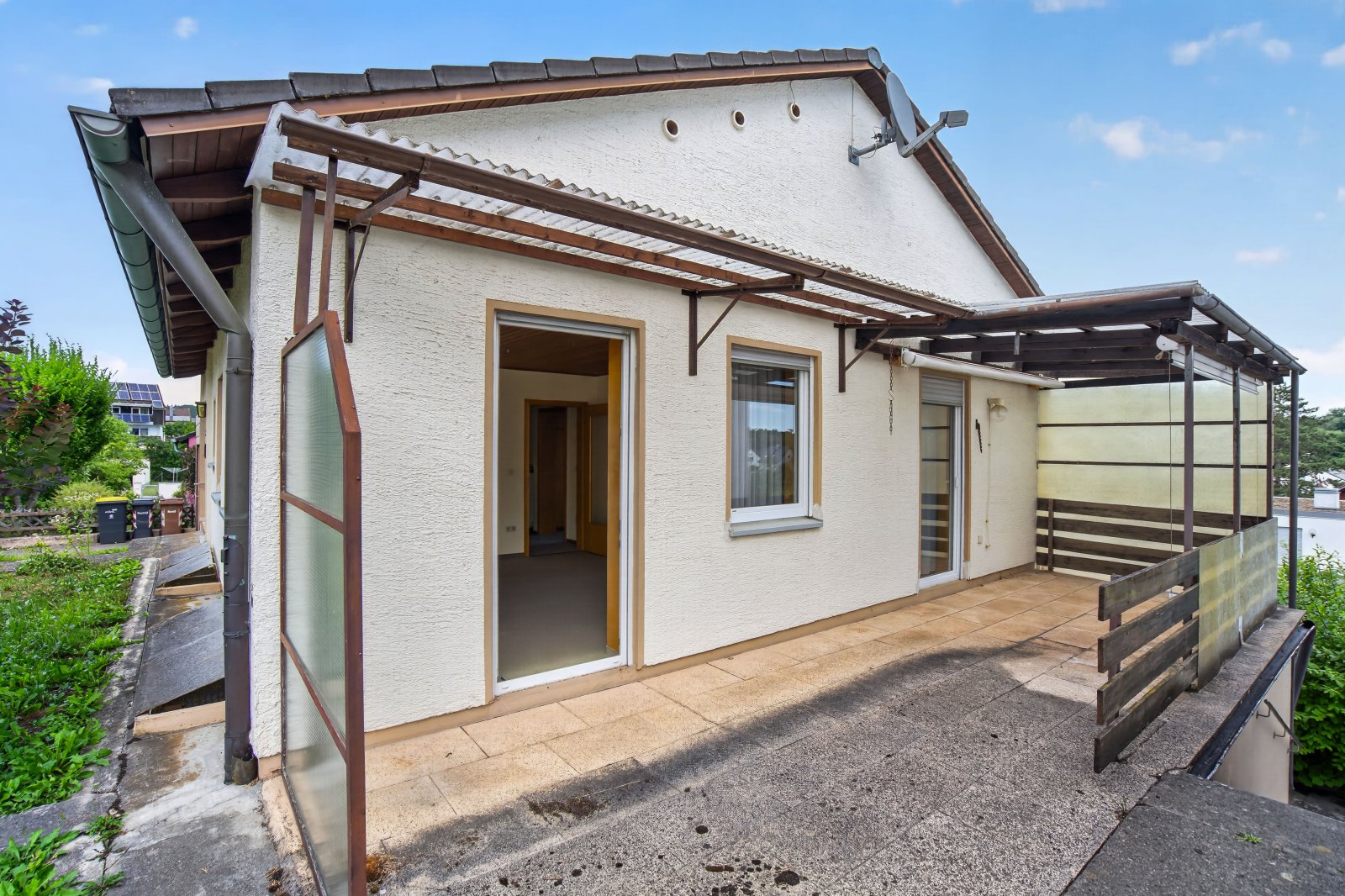 Terrassenansicht Wohnzimmer Terrassenansicht Wohnzimmer