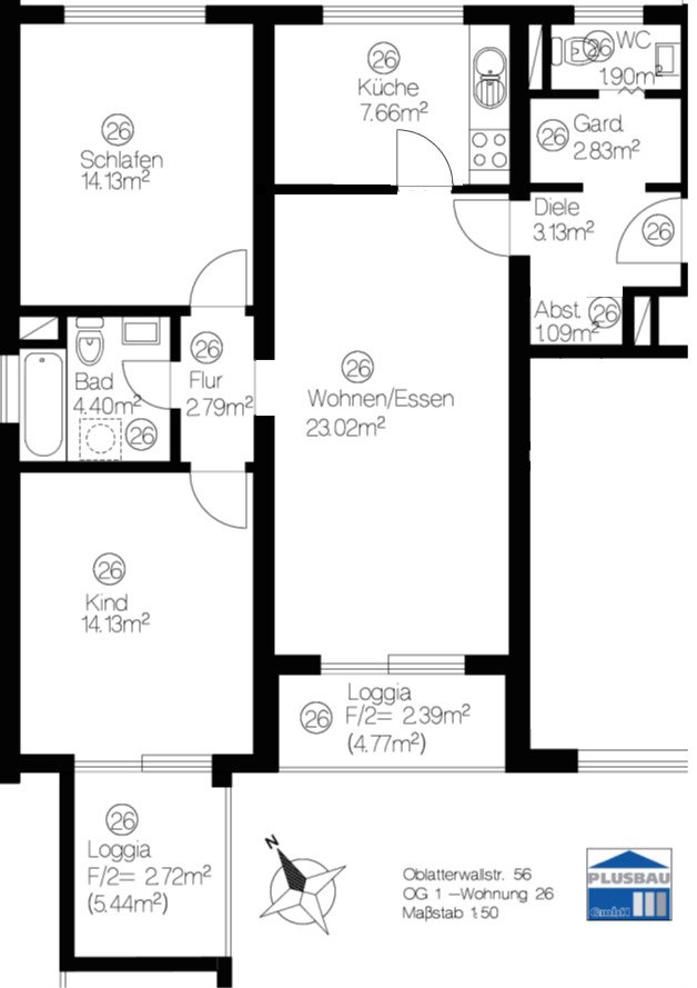 Grundrissplan